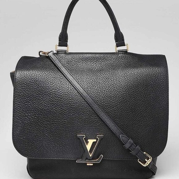 Louis Vuitton Black Taurillon Leather Volta Bag - Picture 1 of 12
